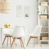 HOMLA Krzeslo Fisco Biale 48X56X82 Cm Bialy Online