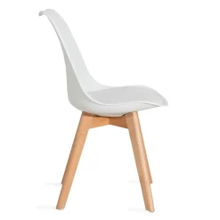 HOMLA Krzeslo Fisco Biale 48X56X82 Cm Bialy Online