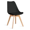 HOMLA Krzeslo Fisco Czarne 48X56X82 Cm Czarny Hot