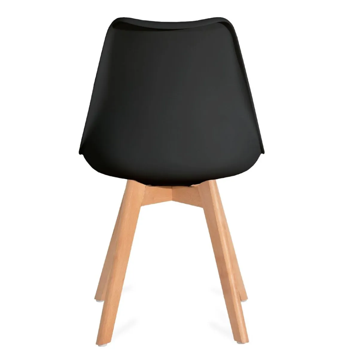 HOMLA Krzeslo Fisco Czarne 48X56X82 Cm Czarny Hot