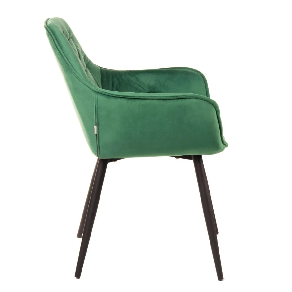 HOMLA Krzeslo Flossi Welurowe Zielone 57X63X84 Cm Zielony Hot
