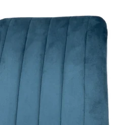 HOMLA Krzeslo Golick Welurowe Granatowe 44X57X88 Cm Granatowy Outlet
