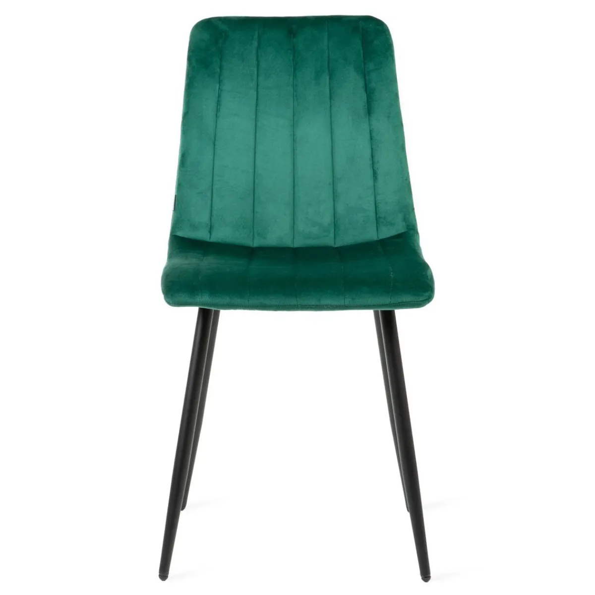 HOMLA Krzeslo Golick Welurowe Zielone 44X57X88 Cm Zielony Best