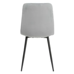 HOMLA Krzeslo Hillevi W Tkaninie Szare 44X57X88 Cm Szary Outlet