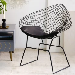 HOMLA Krzeslo Industrial Metalowy 83X64X82 Cm Czarny Clearance