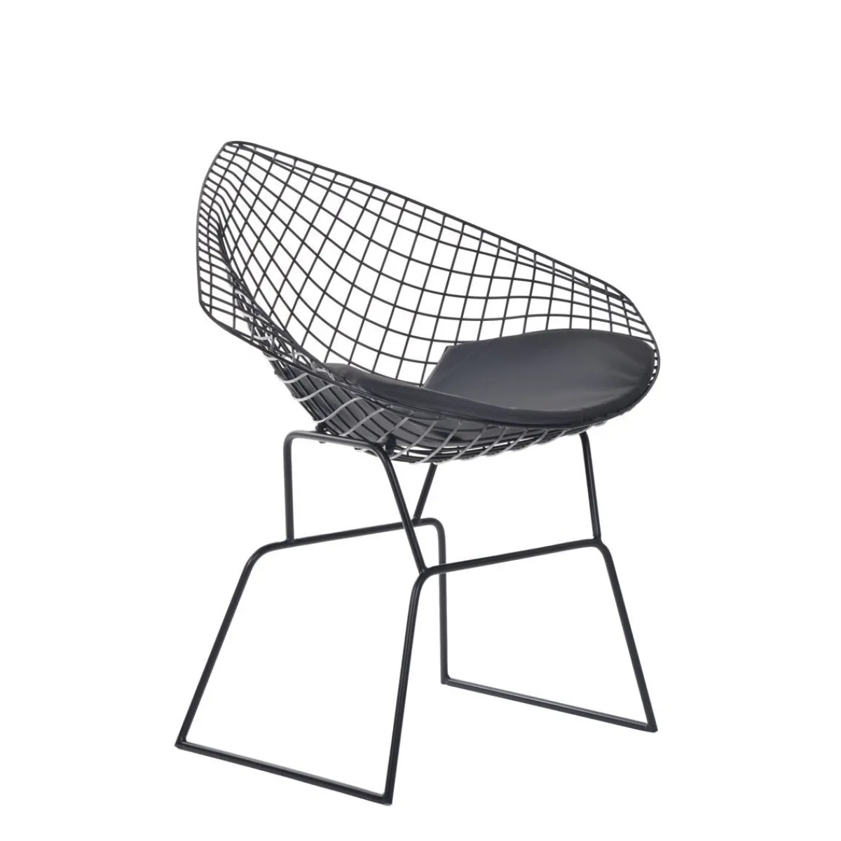 HOMLA Krzeslo Industrial Metalowy 83X64X82 Cm Czarny Clearance
