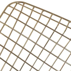 HOMLA Krzeslo Industrial Metalowy 83X64X82 Cm Zloty