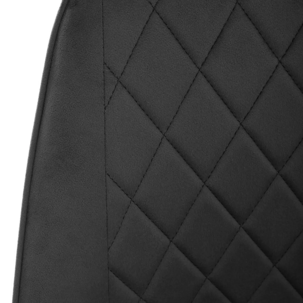 HOMLA Krzeslo Laurent Obrotowe Welurowe Szare 54X55X85 Cm, Sh: 50Cm Czarny Clearance