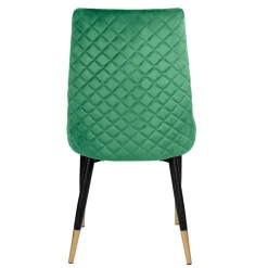 HOMLA Krzeslo Logan Welurowe Zielone 44X44X92 Cm Zielony Online