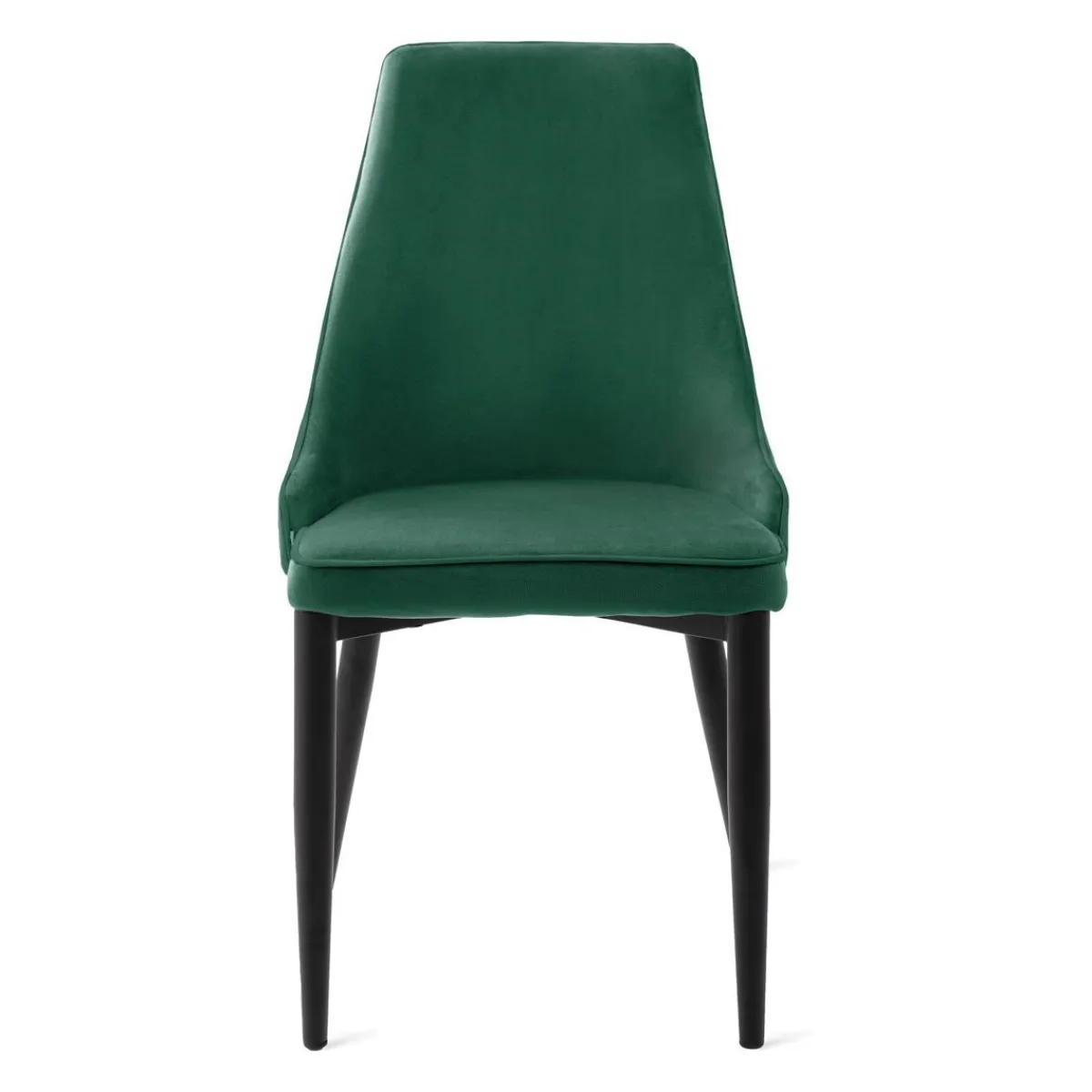 HOMLA Krzeslo Louis Ribbon Welurowe Zielone 44X59X88 Cm Zielony Hot