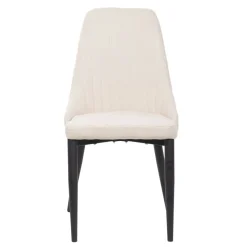 HOMLA Krzeslo Louis W Tkaninie Bezowe 44X59X88 Cm Outlet
