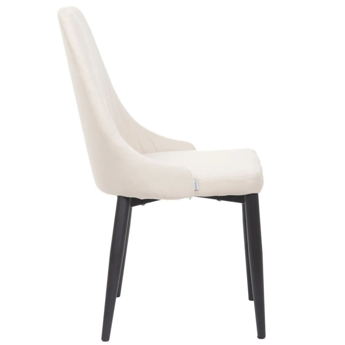 HOMLA Krzeslo Louis W Tkaninie Bezowe 44X59X88 Cm Outlet
