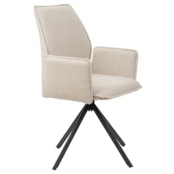 HOMLA Krzeslo Lugro Obrotowe Bezowe 56X60X82 Cm Best