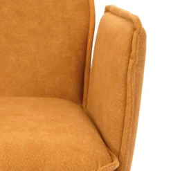 HOMLA Krzeslo Lugro Obrotowe Musztardowe 56X60X82 Cm Discount
