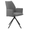 HOMLA Krzeslo Lugro Obrotowe Szare 56X60X82 Cm Hot
