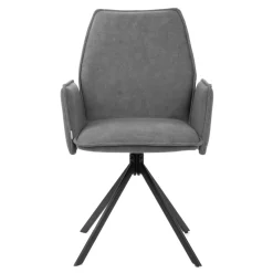HOMLA Krzeslo Lugro Obrotowe Szare 56X60X82 Cm Hot