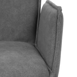 HOMLA Krzeslo Lugro Obrotowe Szare 56X60X82 Cm Hot