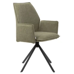 HOMLA Krzeslo Lugro Obrotowe Zielone 56X60X82 Cm