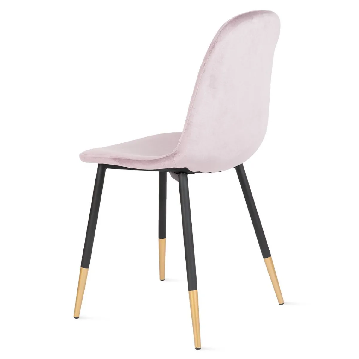 HOMLA Krzeslo Noir Welurowe Rozowe 44X52X85Cm Niebieski Discount