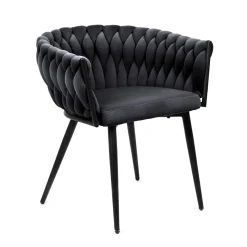 HOMLA Krzeslo Prinssi New Czarne 60X60X79 Cm Sale