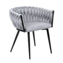 HOMLA Krzeslo Prinssi New Szare 60X60X79 Cm New