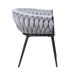 HOMLA Krzeslo Prinssi New Szare 60X60X79 Cm New