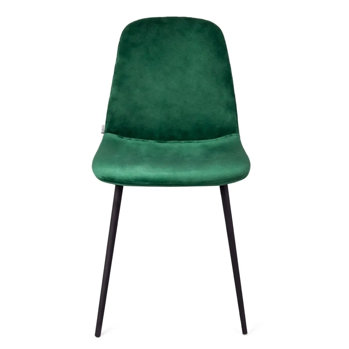 HOMLA Krzeslo Slank Welurowe Zielone 44X52X85Cm Zielony Clearance