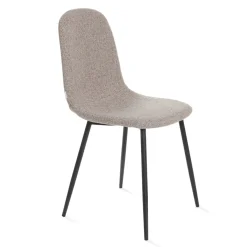 HOMLA Krzeslo Slank W Tkaninie Bezowe 44X52X85Cm Bezowy Online