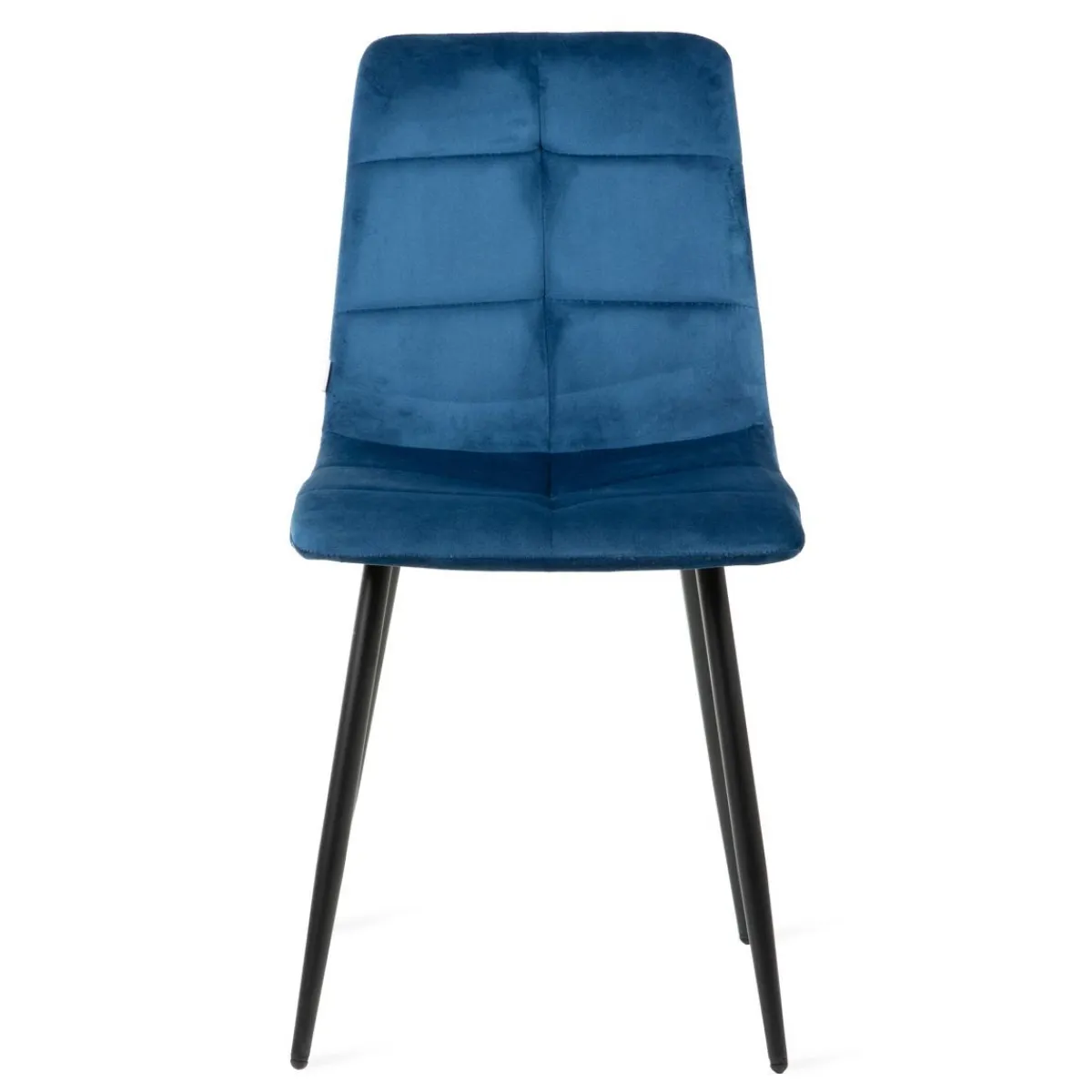 HOMLA Krzeslo Triss Welurowe Granatowe 44X57X88 Cm Granatowy Discount