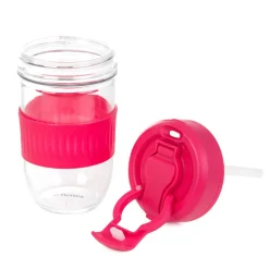 HOMLA Kubek Ideus Summer Szklany 0,5 L Rozowy Hot