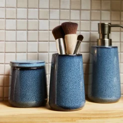 HOMLA Kubek Lazienkowy Brilia Granatowy 9,5X9,5X13,6 Cm Discount
