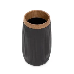 HOMLA Kubek Lazienkowy Diall 6,5X6,5X12 Cm Czarny Clearance