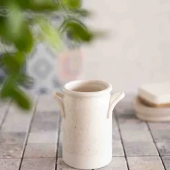 HOMLA Kubek Lazienkowy Fermir Ceramiczny Bezowy 10.3X7.1X11.1Cm Hot