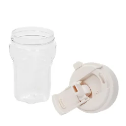 HOMLA Kubek Nardo Plastikowy Ryflowany Bezowy 400 Ml New