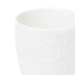 HOMLA Kubek Sylia Z Ornamentem 0,37 L Bialy Discount