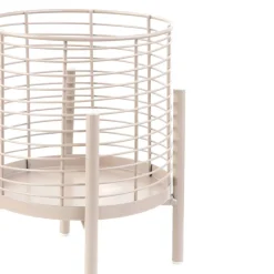 HOMLA Kwietnik Floero Metalowy Bezowy 18X25 Cm Best