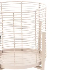 HOMLA Kwietnik Floero Metalowy Bezowy 22X30 Cm Outlet