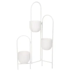 HOMLA Kwietnik Floero Metalowy Bialy 49X14X80 Cm Sale