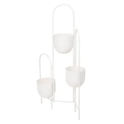 HOMLA Kwietnik Floero Metalowy Bialy 49X14X80 Cm Sale
