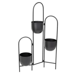 HOMLA Kwietnik Floero Metalowy Czarny 49X14X80 Cm Clearance