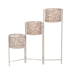 HOMLA Kwietnik Floero Z Azurowymi Donicami 64X24X75 Cm Sale