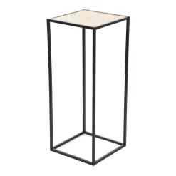 HOMLA Kwietnik Roh Metalowy Czarny 31X31X75 Cm Clearance