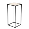 HOMLA Kwietnik Roh Metalowy Czarny 27X27X60 Cm