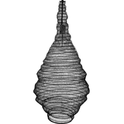 ATMOSPHERA Lampa Ali Sufitowa Czarna 82 Cm Czarny