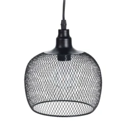 KOOPMAN Lampa Atros Wiszaca Czarna 19X18 Cm Czarny Clearance