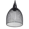 KOOPMAN Lampa Atros Wiszaca Czarna 21X16 Cm Czarny