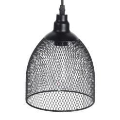KOOPMAN Lampa Atros Wiszaca Czarna 21X16 Cm Czarny