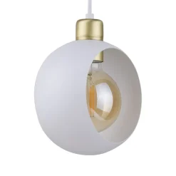 TK LIGHTING Lampa Cyklop Wiszaca 1-Punktowa 230 V Bialy Outlet