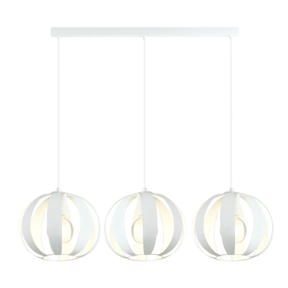 EMIBIG Lampa Galia Wiszaca 3-Punktowa Bialy Outlet