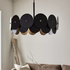 MARKSLOJD Lampa Sufitowa Vegas Czarna 53X53X160Cm Czarny Sale
